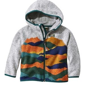 NWT L.L.Bean Sweater Fleece, Full-Zip. Sz 6-12 months